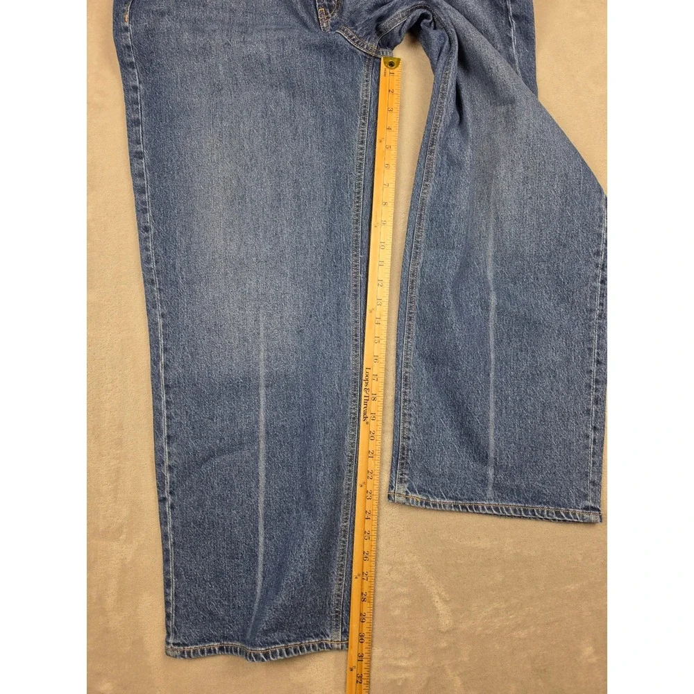 Old Navy Jeans Womens 16 Blue Sky-Hi Wide Leg Extra High Rise Secret-Smooth